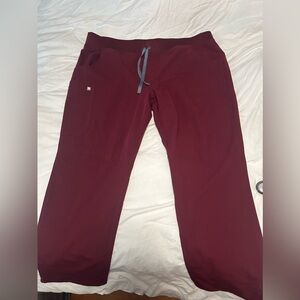 Women's Burgundy Kade™ - Tall Cargo Scrub Pants - 2XL - Tall / Burgundy